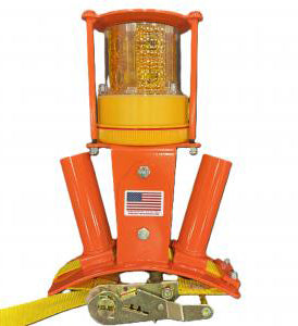 Aircraft Dynamics - 360 Degree LED Pole Strobe & 2 Flag Holder, 7167-A