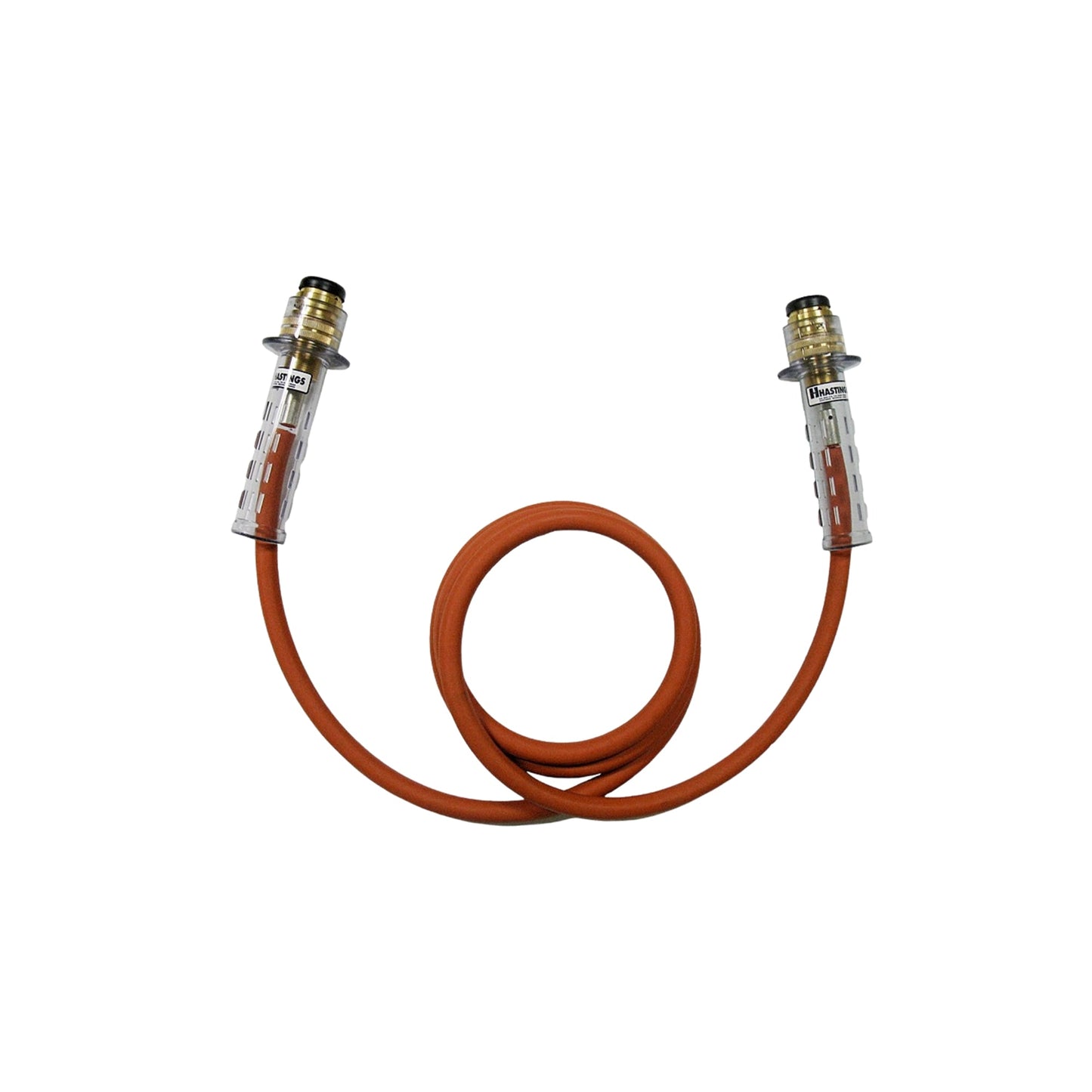 Hastings - Insulated Jumpers with Large Range Heads-Clear (12-Feet Length 25kV)