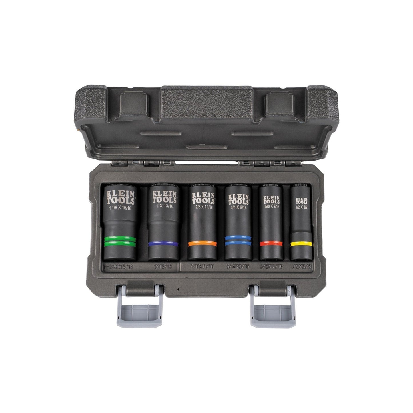 Klein Tools - Socket Set Product image of all sockets in the carrying case.