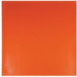 Orange square on white background
