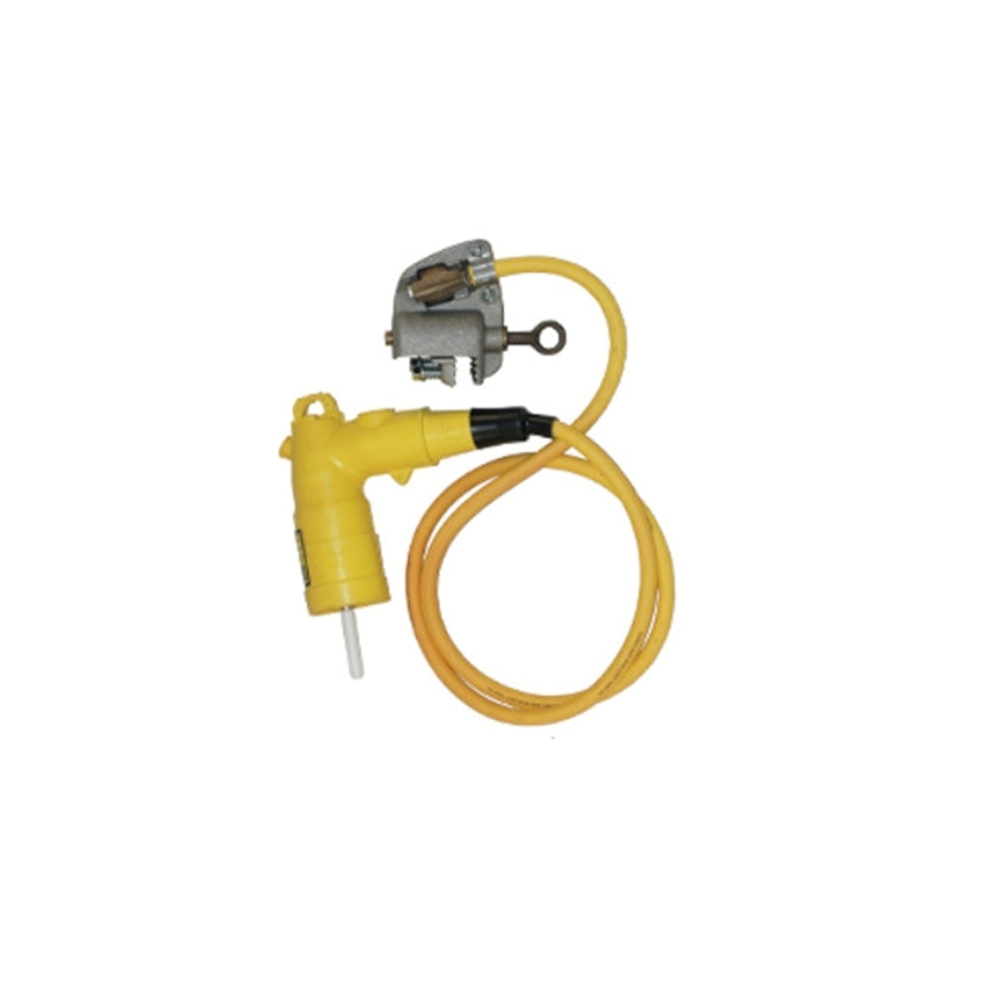Hastings - 25KV Elbow Grounding Set With Single Cable 6’ 1/0 Grounding Cable Flat Jaw Clamp