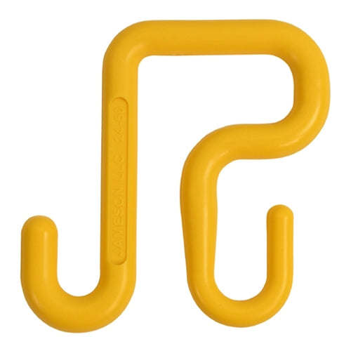 A bright yellow plastic tool, likely a replacement part or clip, shown horizontally against a plain white background.