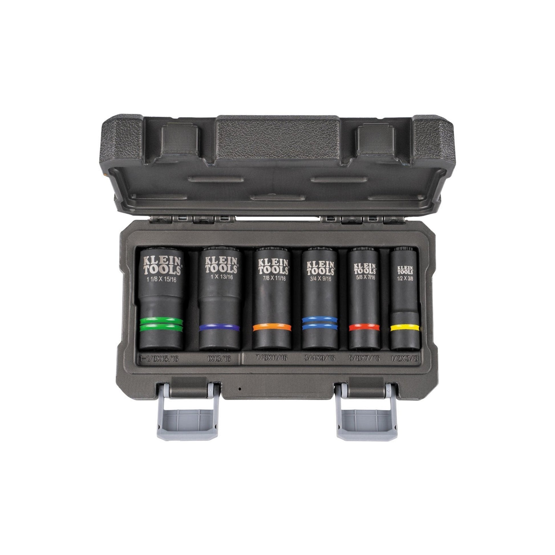 Klein Tools - Socket Set Product image of all sockets in the carrying case.