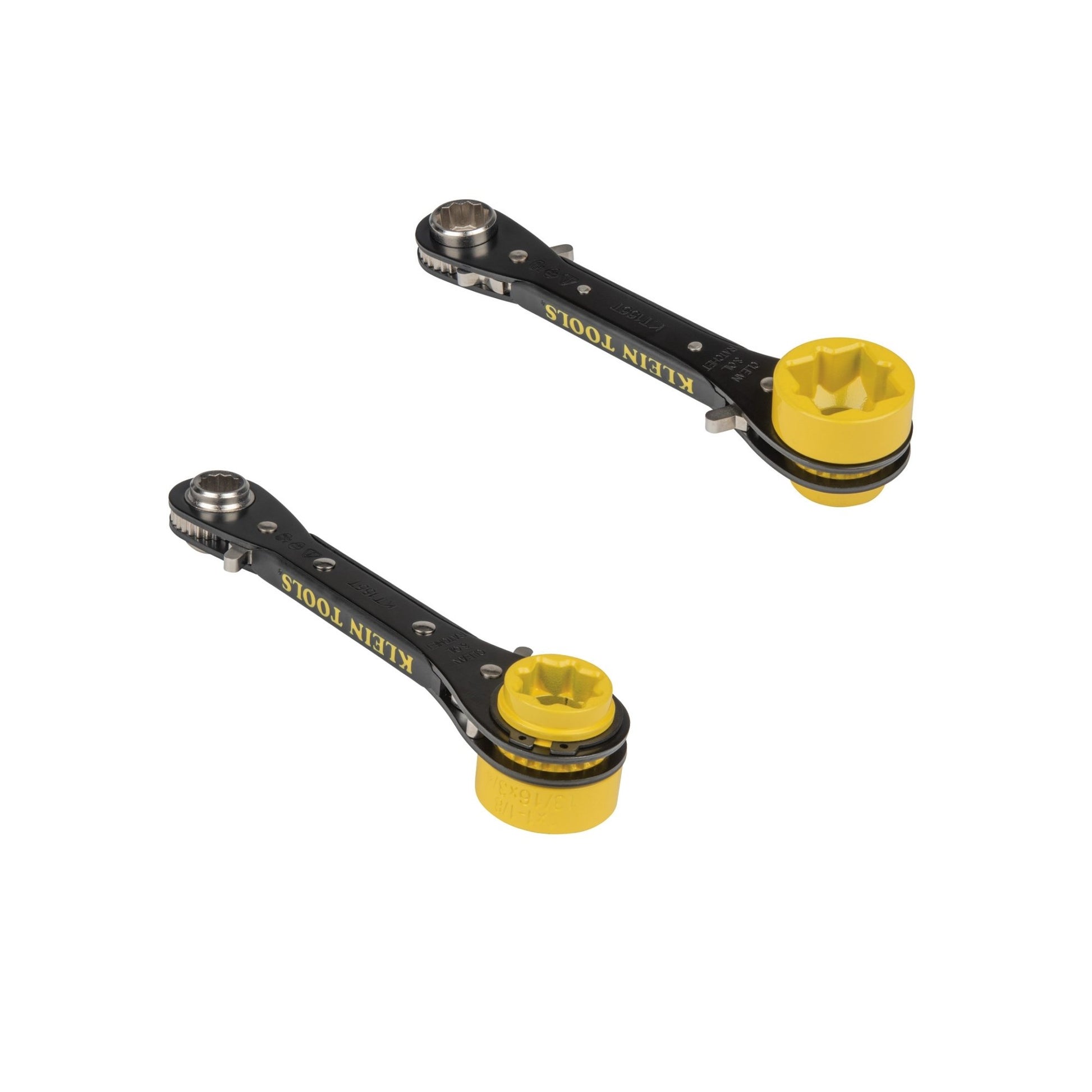 Klein Tools - Ratcheting Wrench product image of front and back.