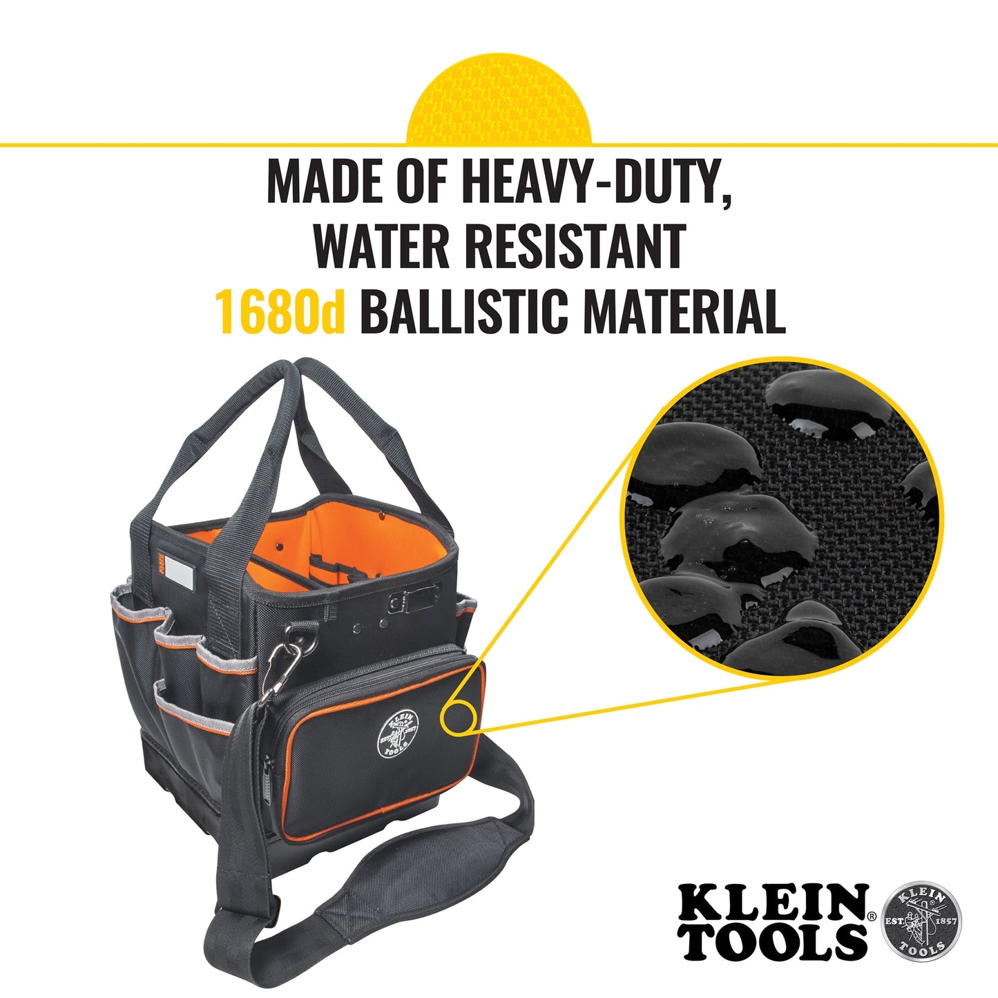Klein Tools - Tradesman Pro™ Tool Tote 10 inch 40 Pocket