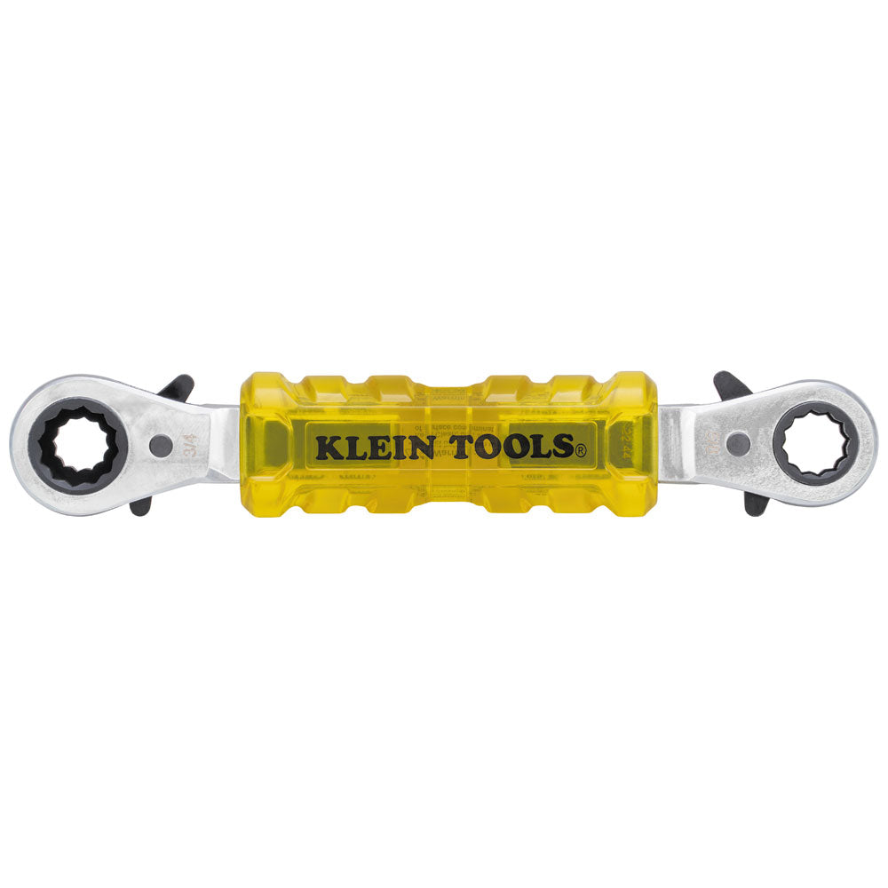 Klein Tools ratcheting tool on a white background