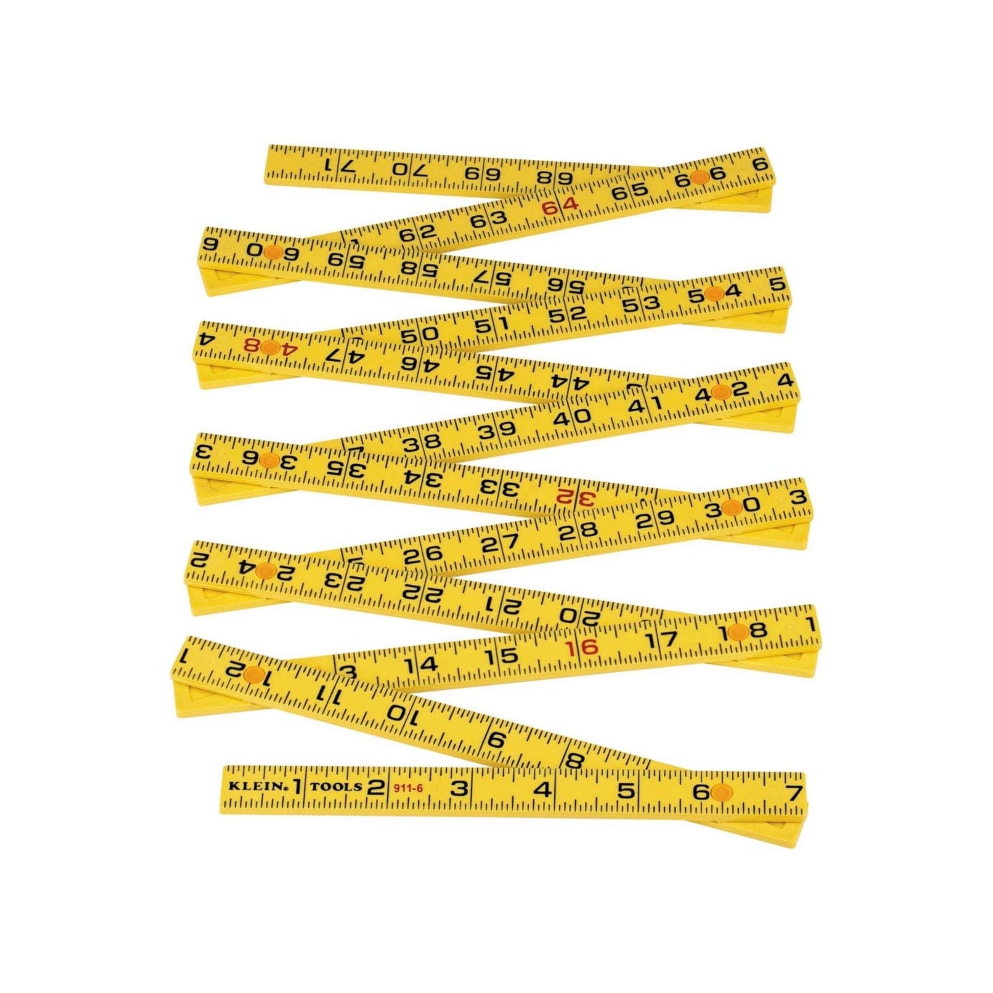 Klein Tools Fiberglass Folding Rule, Outside Reading_Expanded
