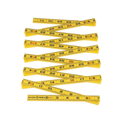 Klein Tools Fiberglass Folding Rule, Outside Reading_Expanded