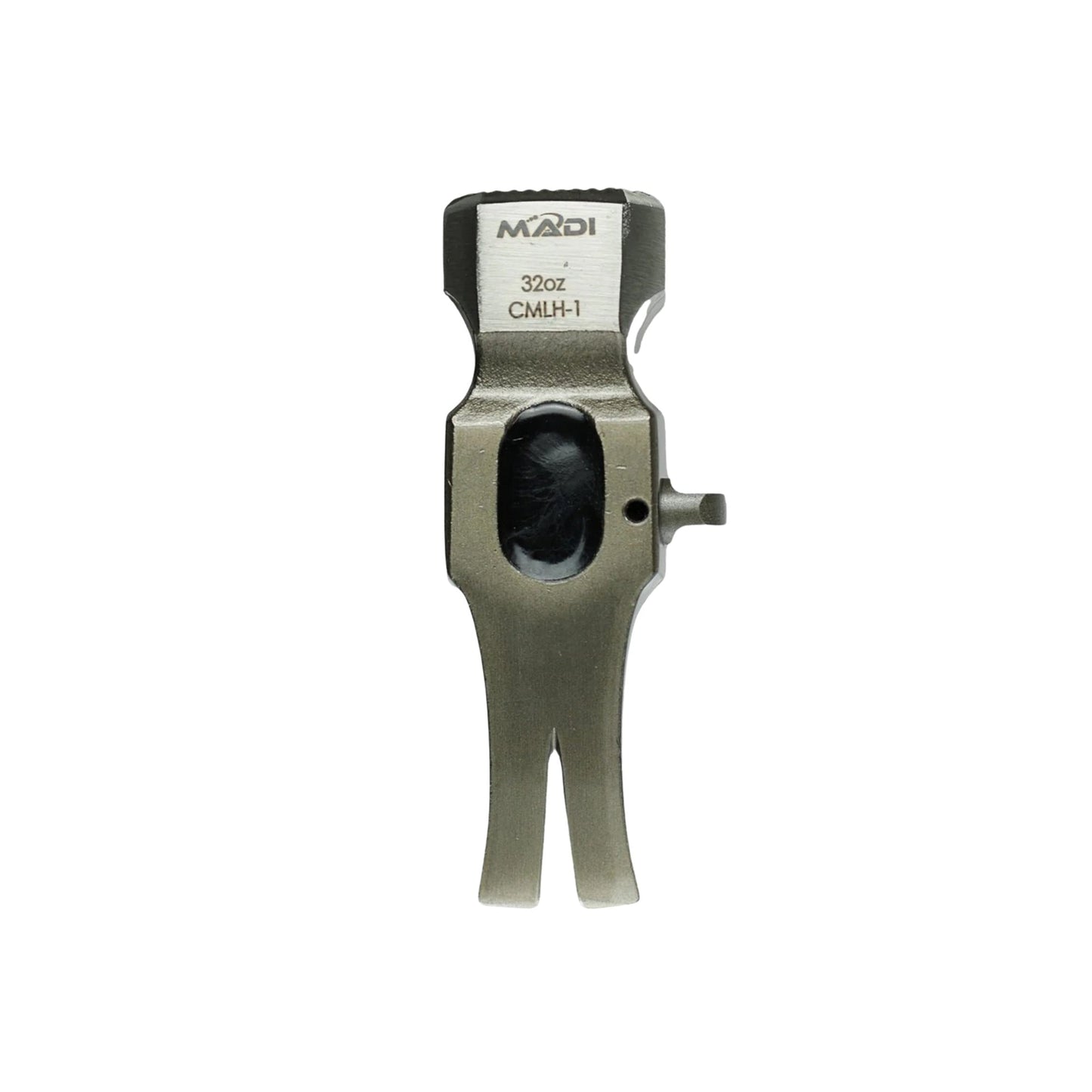 MADI - Claw Milled Lineman Hammer Head Top Down