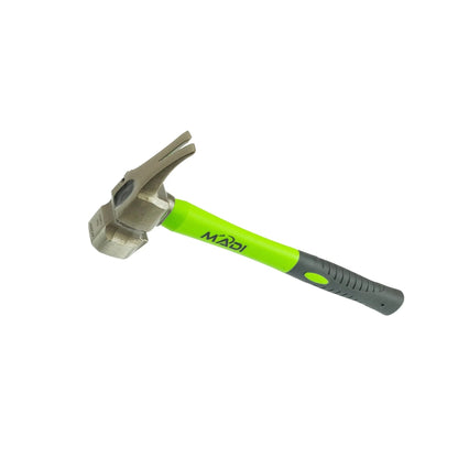 MADI - Claw Milled Lineman Hammer Back Down Profile