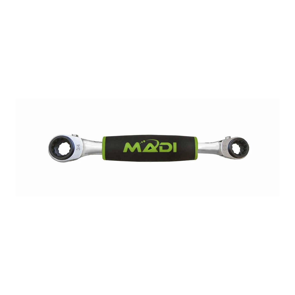 MADI - Insulated 4-in-1 Ratcheting Speed Wrench green and black