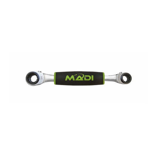 MADI - Insulated 4-in-1 Ratcheting Speed Wrench green and black