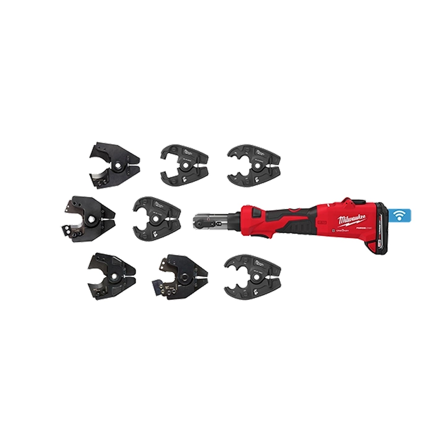 Milwaukee - M18™ FORCE LOGIC™ 6T Linear Utility Crimper Compatibility and Modular Heads