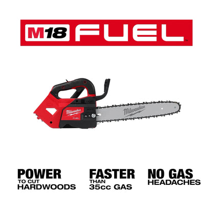 Milwaukee - M18 FUEL™ 14 in Top Handle Chainsaw (Tool-Only) Product Highlights
