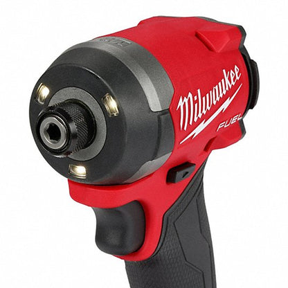 Milwaukee - M18 FUEL™ 1/4 in Hex Impact Driver (Tool-Only) LED and Connector Head Zoom